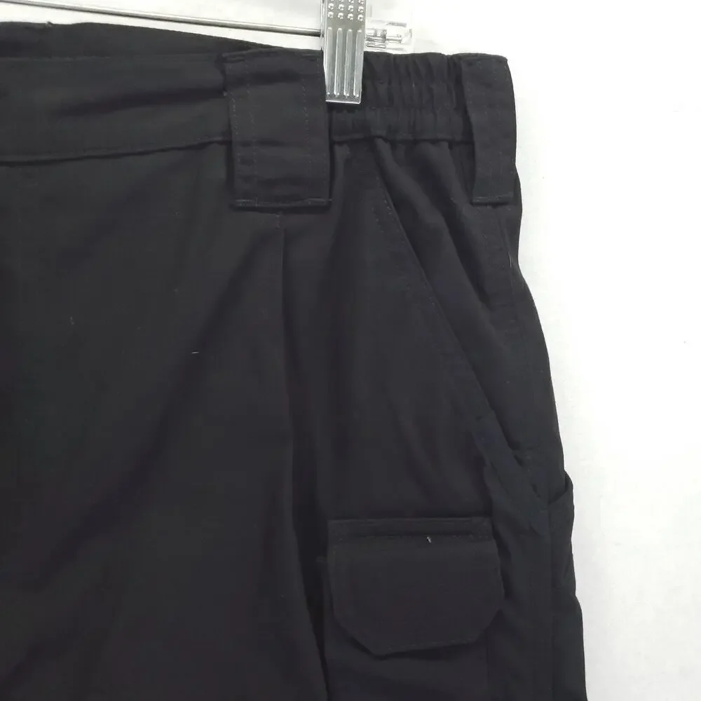 5.11 Tactical Pants Mens 36x34 Black Cargo Canvas Workwear Relaxed Fit